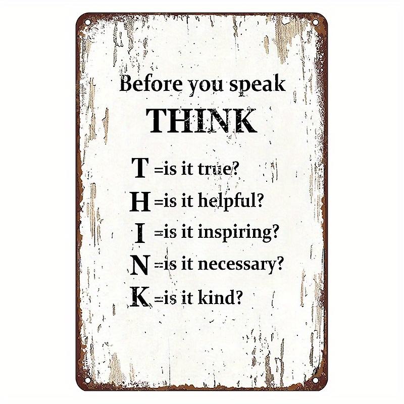 陽気なヴィンテージレトロな金属の錫の看板 - 審美的な壁のアートの装飾 - あなたのための耐久性のあるインテリアのアクセント