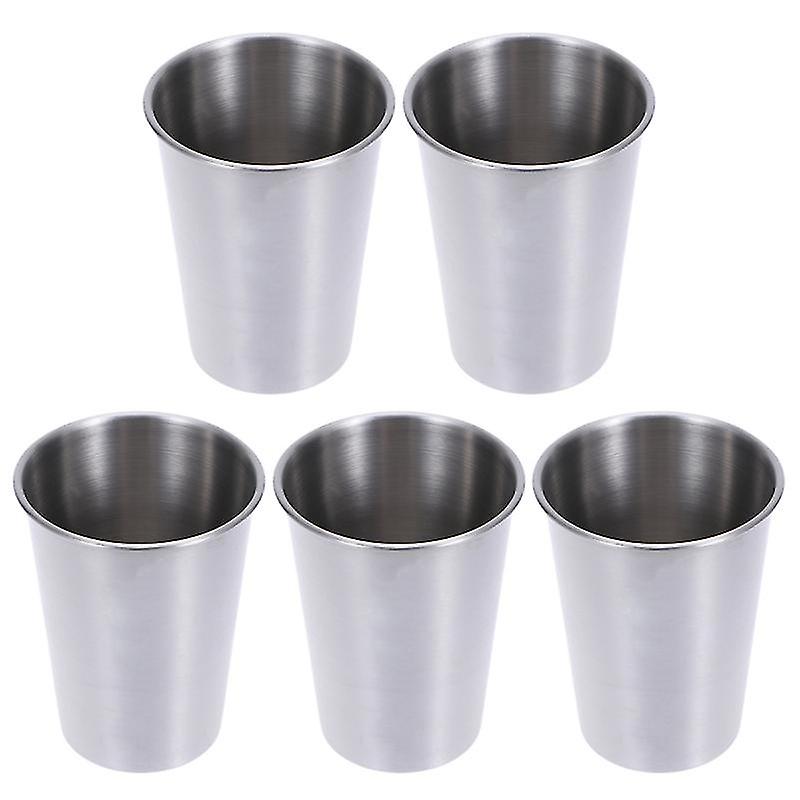 5pcs Stainless Steel Beer Mug