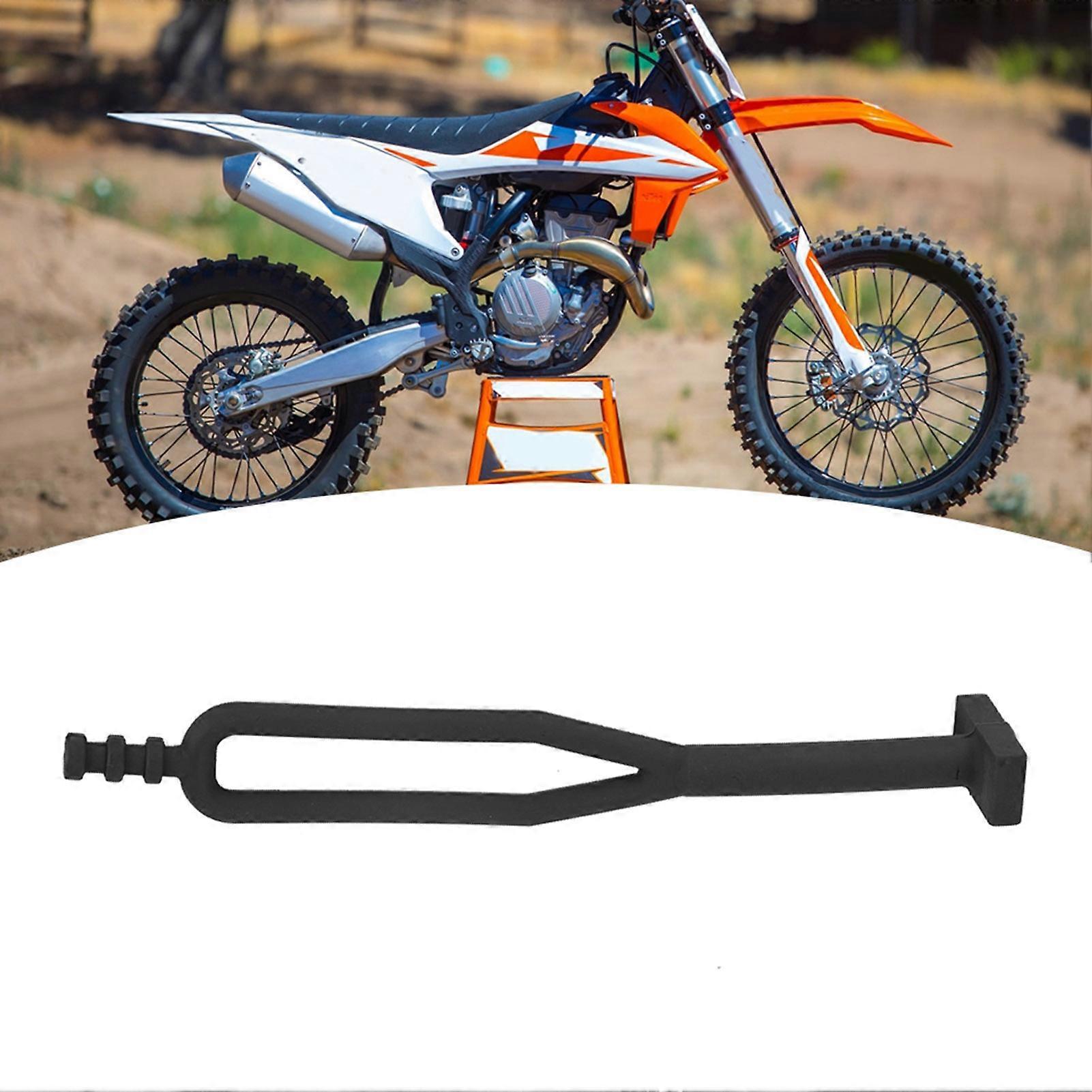 Side Stand Rubber Battery Strap Motorcycle Mount 14-19 Black