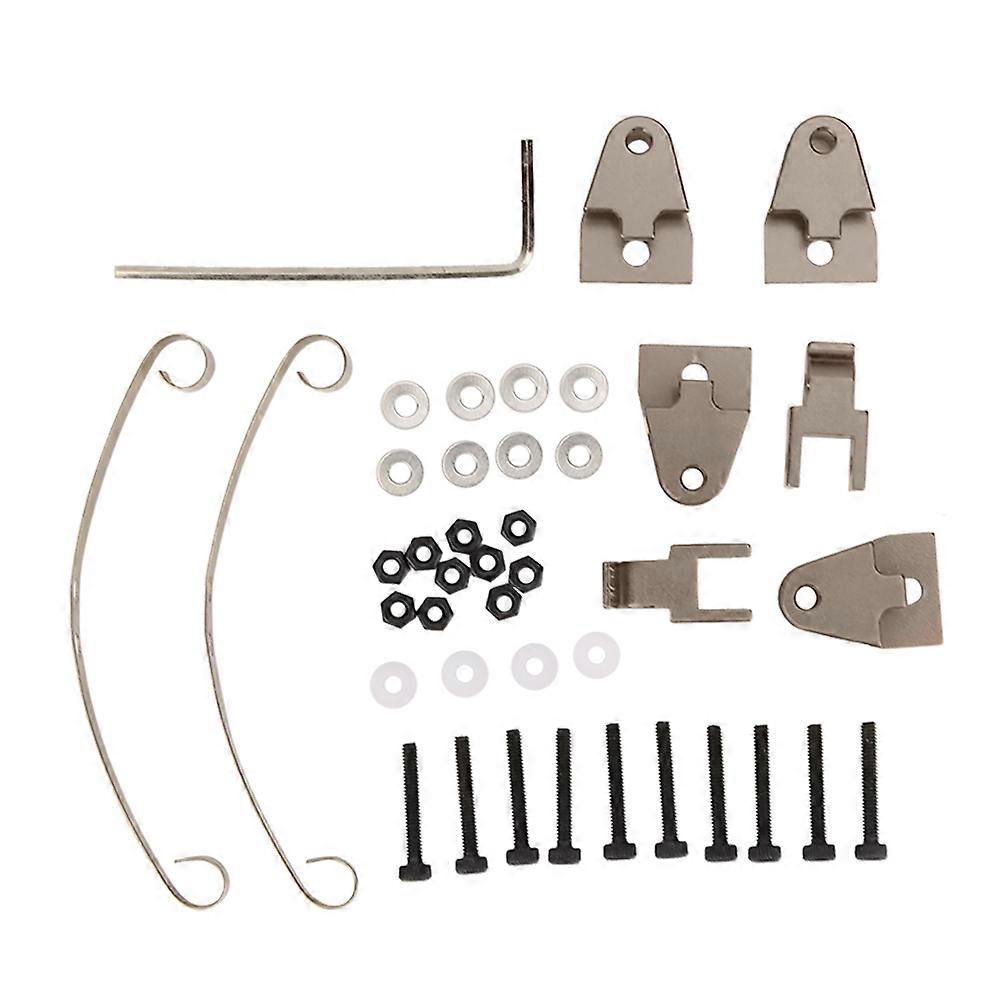 Aluminium Alloy Shock Absorber Accessory Fit for WPL B4 24 1/16 RC Car Titanium Color
