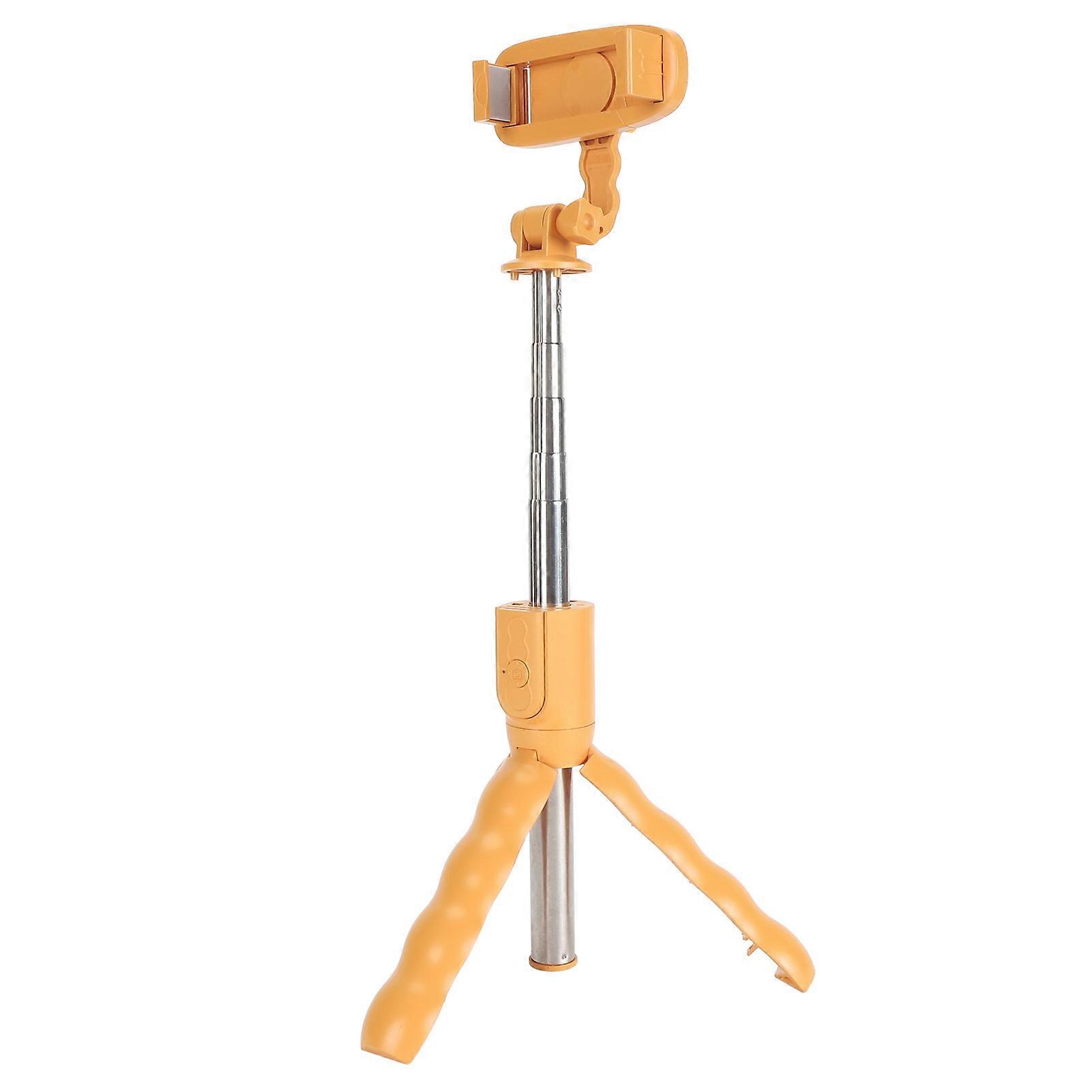 Cute Cartoon Puppy Selfie Stick Tripod 26.4 Inch Extendable Handheld Phone Tripod Stand with Detachable Bluetooth Remote for Live Streaming Vlogging