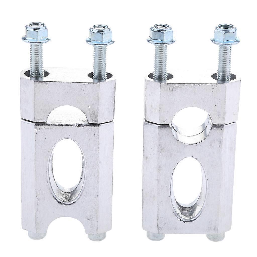7/8 22 Mm Handlebar Bar Mount Clamp Riser Risers For Motorcycle