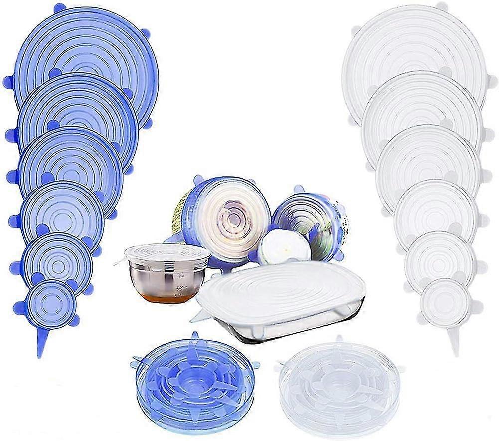 Silicone Stretch Food Covers Lids Various Sizes Reusable Durable And Expandable