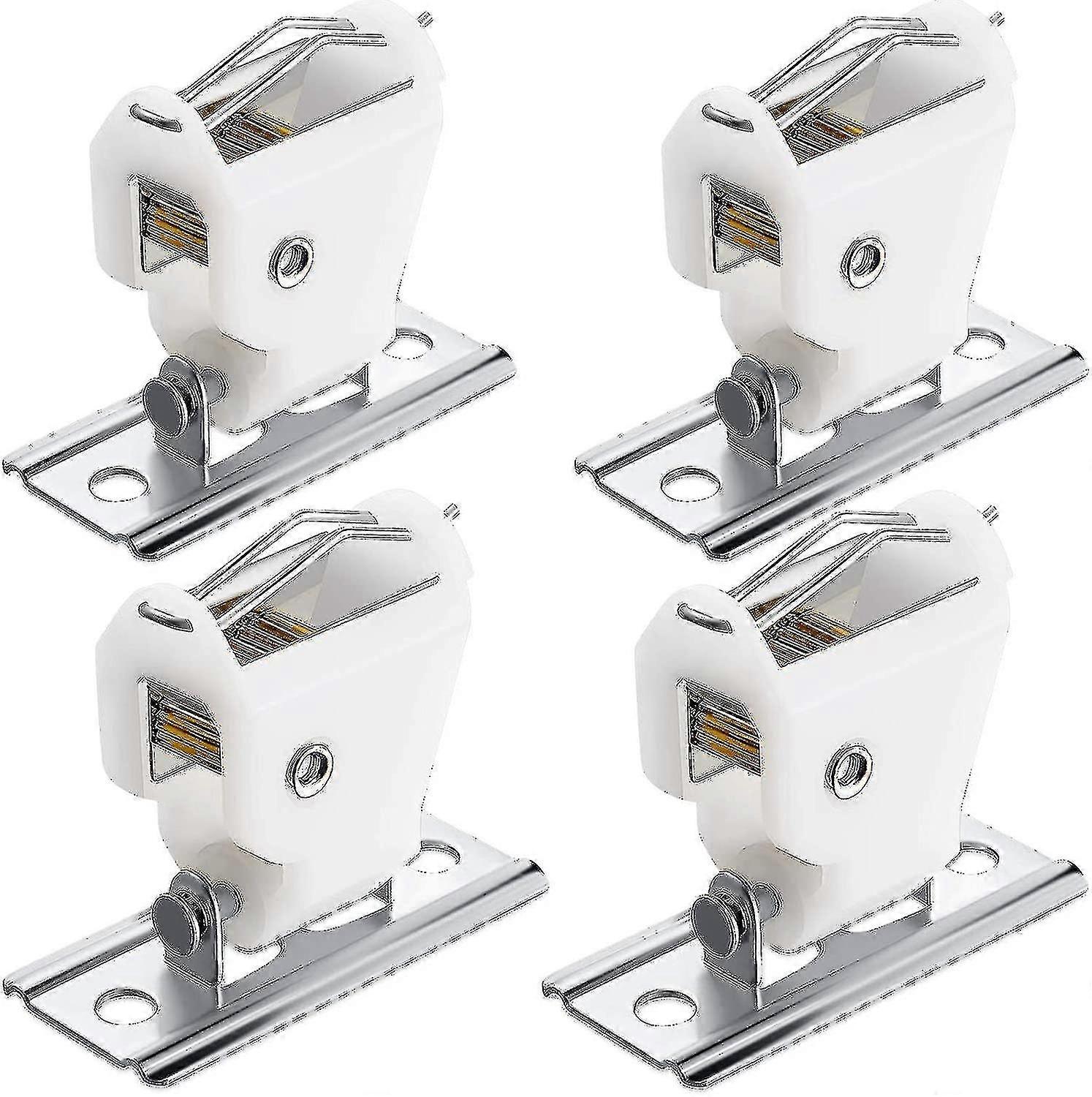 KINCJON Roman Shade Cord Lock Holder Opptil 3 Snorer Austrian Shade Window BlindLock (4 stk)