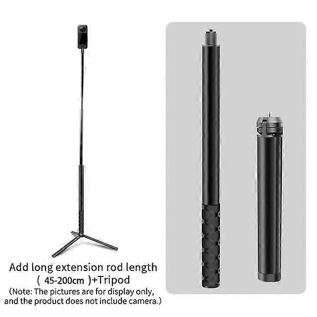 Selfie stick invizibil extensibil pentru Insta360 X3 One X2 Rs Pentru Gopro Hero 11 Mini Dji Action 3 Camere Accesorii Trepied metalic