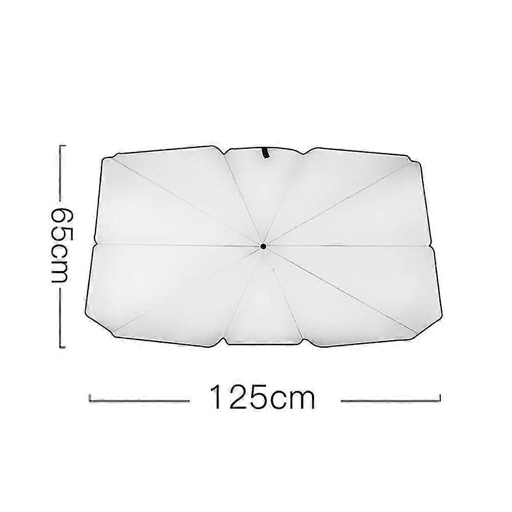 Exquisite New Summer Car Umbrella Type Car Sunshade Protector Umbrella For Auto Front 2 Model Can Choose