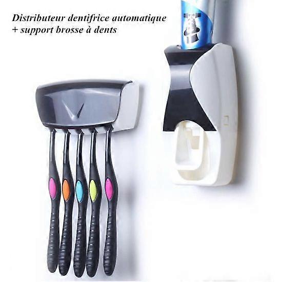 Toothbrush Holder Set Automatic Toothpaste Dispenser Bathroom Accessory