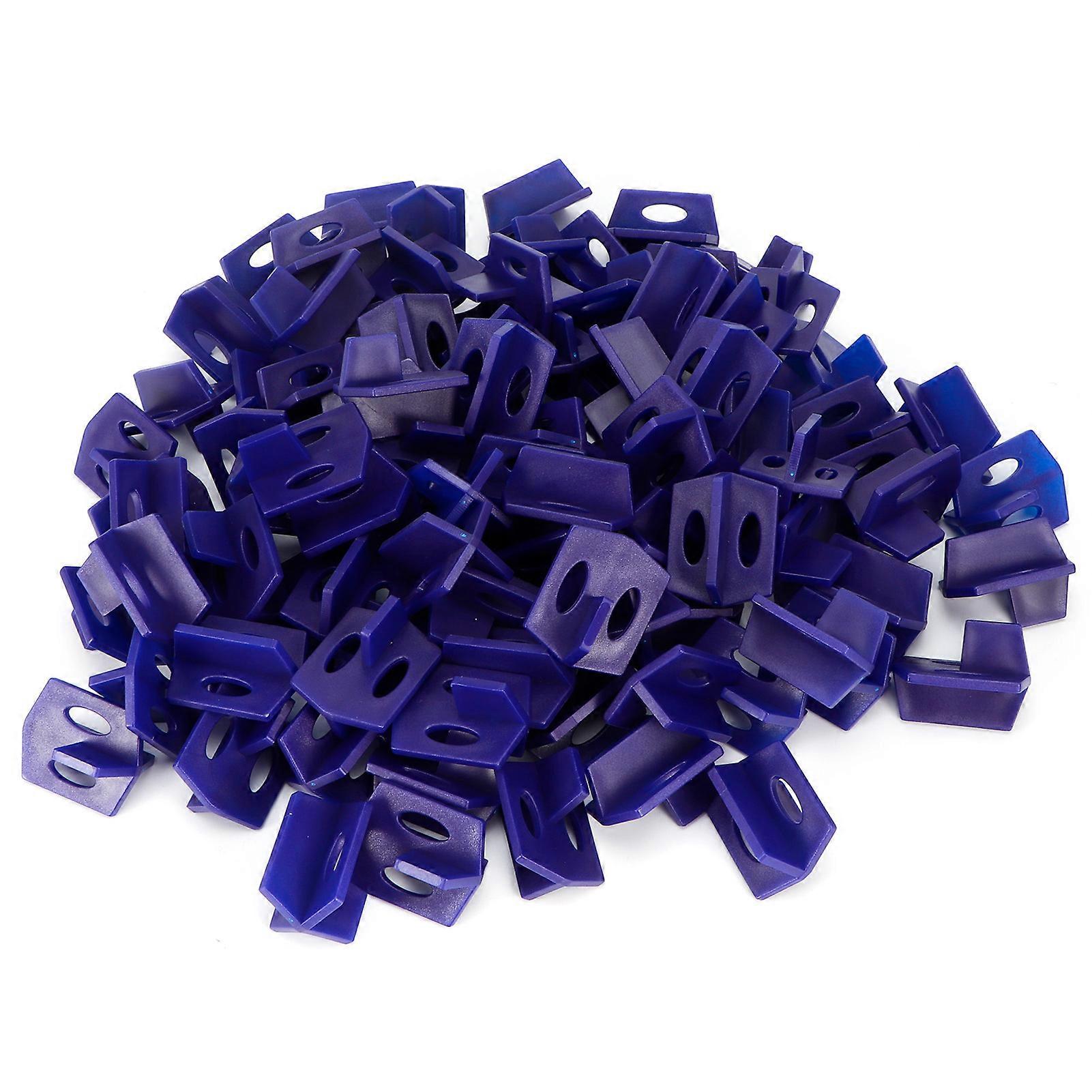 200pcs Wall Floor Ceramic Tile Leveler Tile Leveling Tools Construction Tiling Supplies Blue