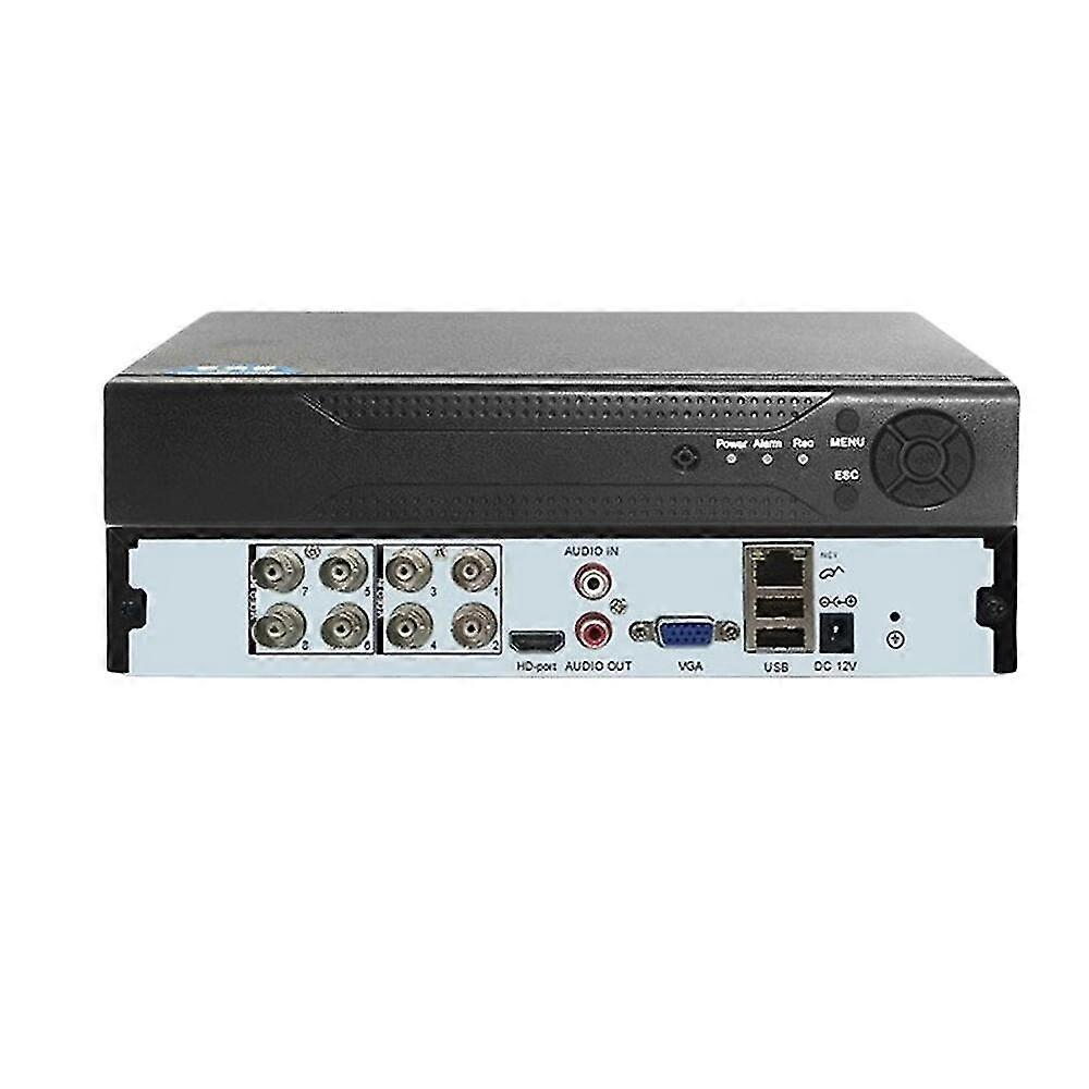 8ch Digital Video Recorder Ahd/analog/tvi/cvi/ Dvr Cctv Dvr P2p Remote Ph Monitoring For Home Office Security Surveillance System (no Hdd) Eu Plug