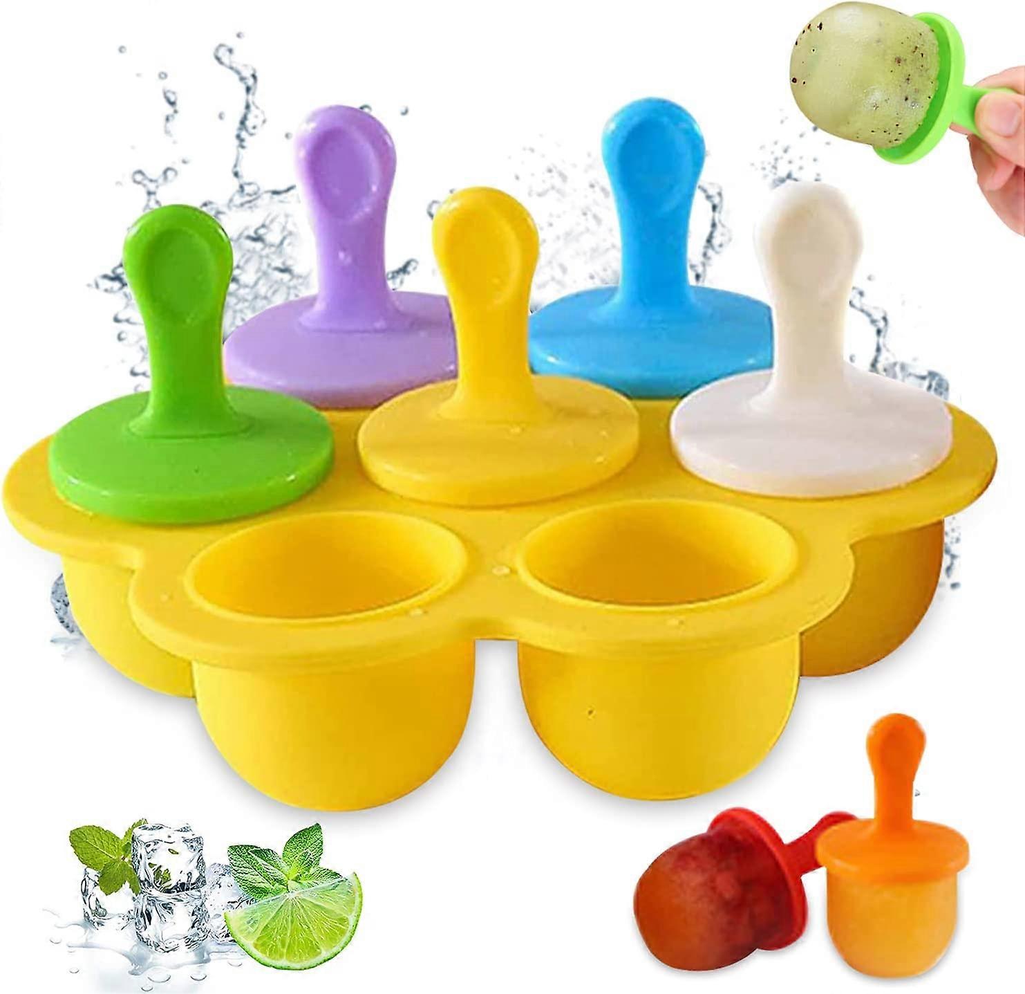 7-Loch-Silikonform-Set für Eis am Stiel, Eisformen, Silikon-Eisform