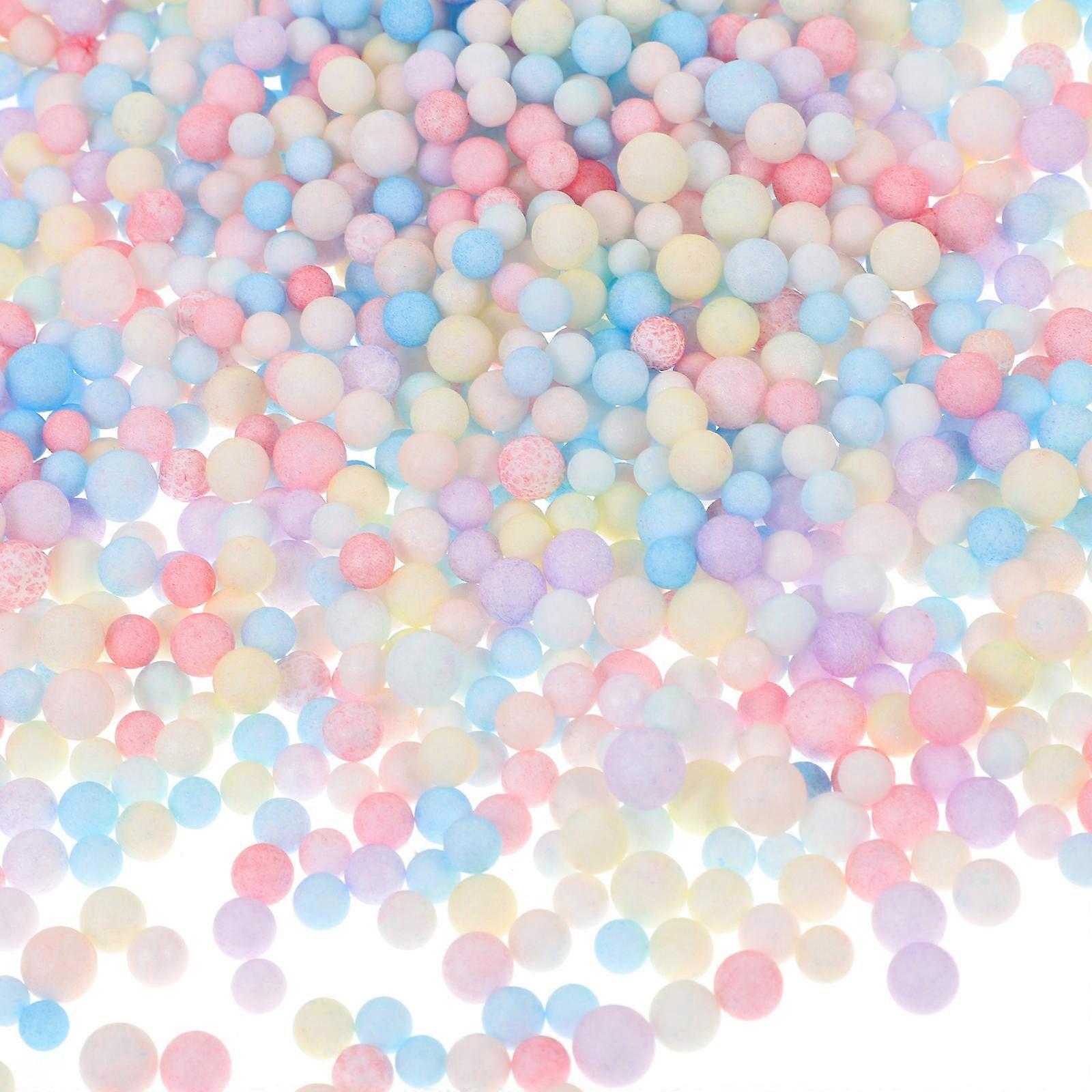 2 Packages DIY Filling Balls 4-6mm Modeling Beads Gift Box Stuffing Random Color