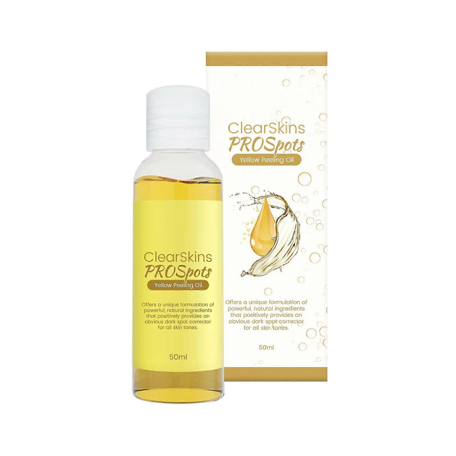 Huile Peeling Pour Huile Peeling Jaune Foncé Avec Hyaluronate Salicylique Salicylique Sodium Huile Peeling Forte Solution Exfoliante Extra Fort Pour Le Corps 50ml