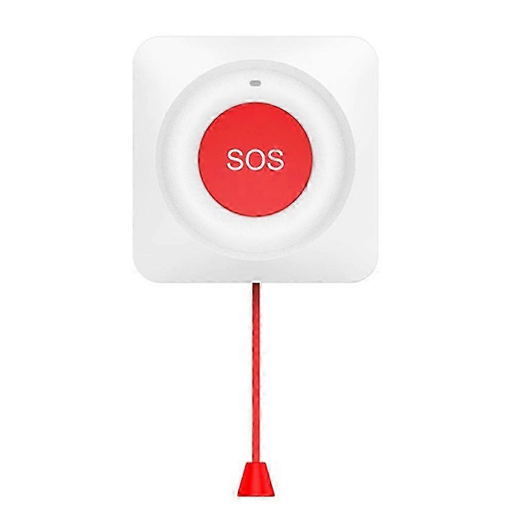 Smart SOS Button Wireless Caregiver Pager Alert Transmitter Emergency Call Button for Kid Elderly Patient WiFi