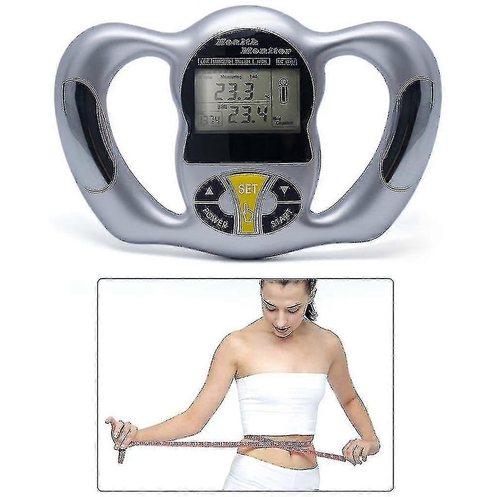 体脂肪メーターハンドヘルドデジタル体脂肪アナライザー健康モニター体脂肪率、Bmi、癒し