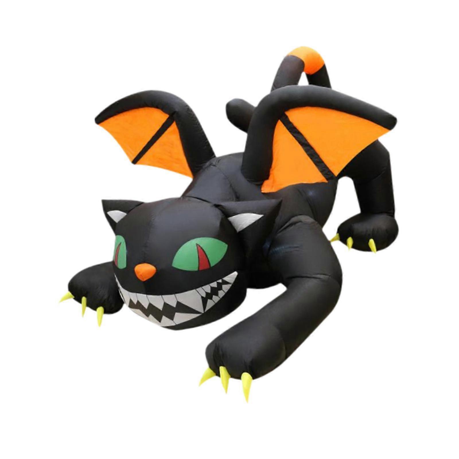 Halloween Inflatables Outdoor Black Cat Inflatable Yard Large Cat for Garden