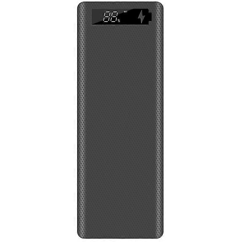 Quick Charge Version 10X18650 Power Bank Case Dual USB Mobile Phone Charge QC 3.0 PD Holder Chargin