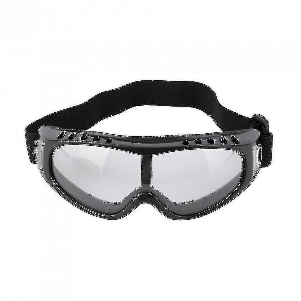 Snowboard Dustproof Sunglasses Ski Goggles Frame Glasses, Clear