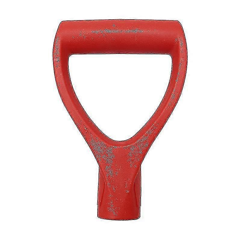 Korvaava lumilapio D-kahva Muovinen lumikauhan kahva lapioille haarukka haarukka Lapio puutarhatarvikkeet (2kpl, punainen)