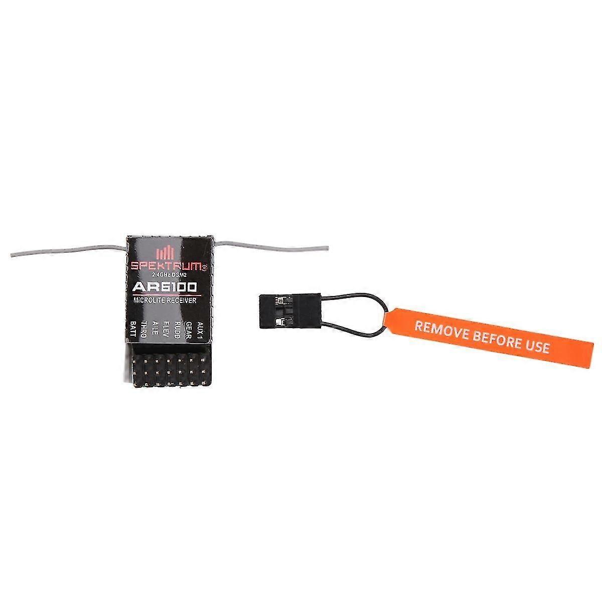 AR6100 DSM2 RC Receiver 2.4GHz 6 Channel 6CH compatible with JR DX6I DX7 DX8 DSX6 DSX7 Of Helicopter