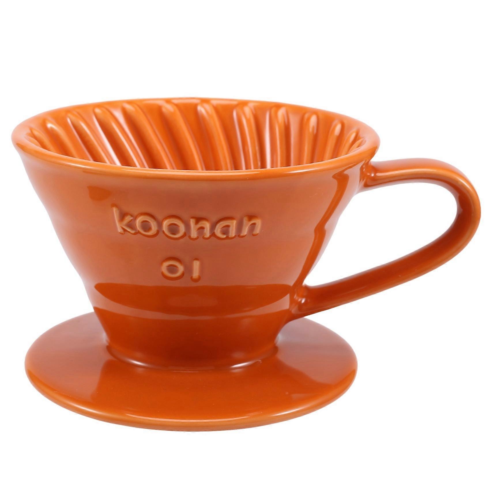 Keramisk håndbrygget kaffefilterkopp konisk filterkaffedryppersett husholdningskaffeapparat P