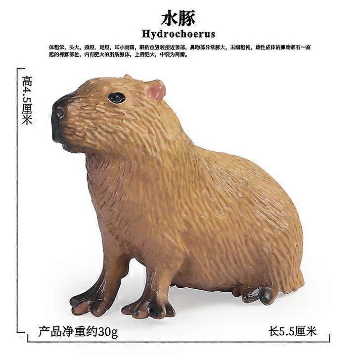 Simulare Capybara Model Ornamente Cadouri de Crăciun Animal Rășină Ornamente pentru dormitor