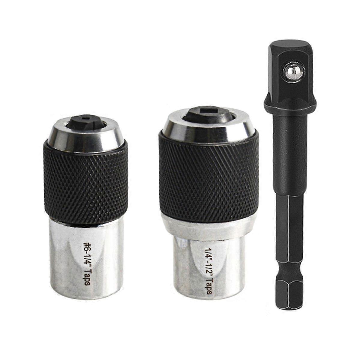 Tap Socket Set, 3PCS Tap Extractor Tool with Adjustable Jaws,Tap Sockets with A 3/8inch Socket Adap