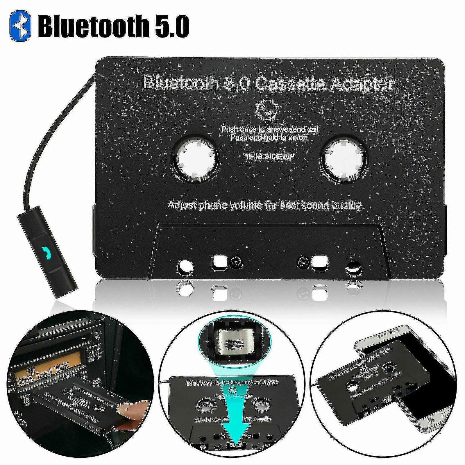 Ακουστικό αυτοκίνητο Bluetooth κασέτα δέκτη κασέτα player Bluetooth 5.0 κασέτα aux προσαρμογέα tw