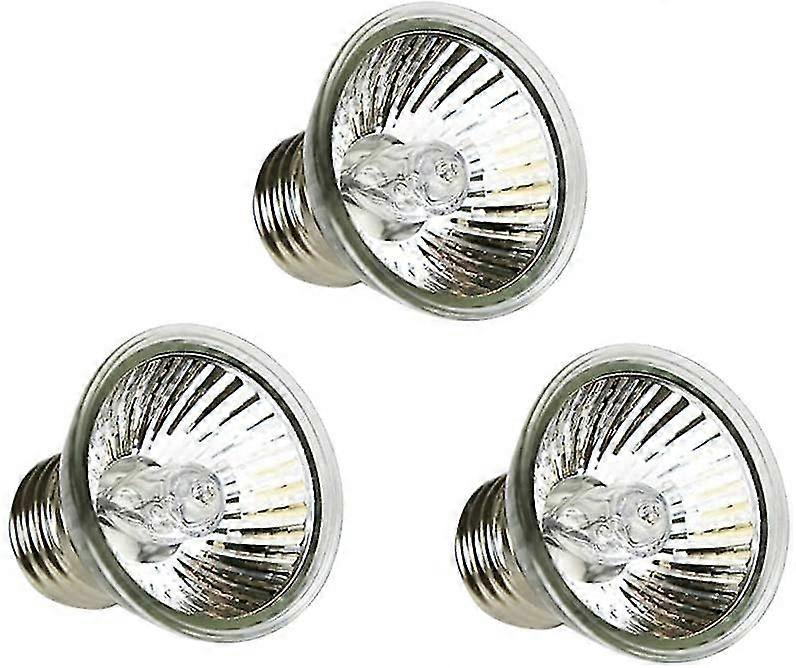 3 Pcs 50w Full-spectrum Solar Tanning Heating Bulb