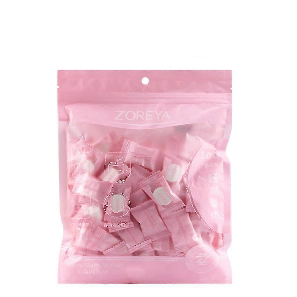 100pcs Disposable Cotton Compression Portable Mini Daily Cleaning Magic Towel