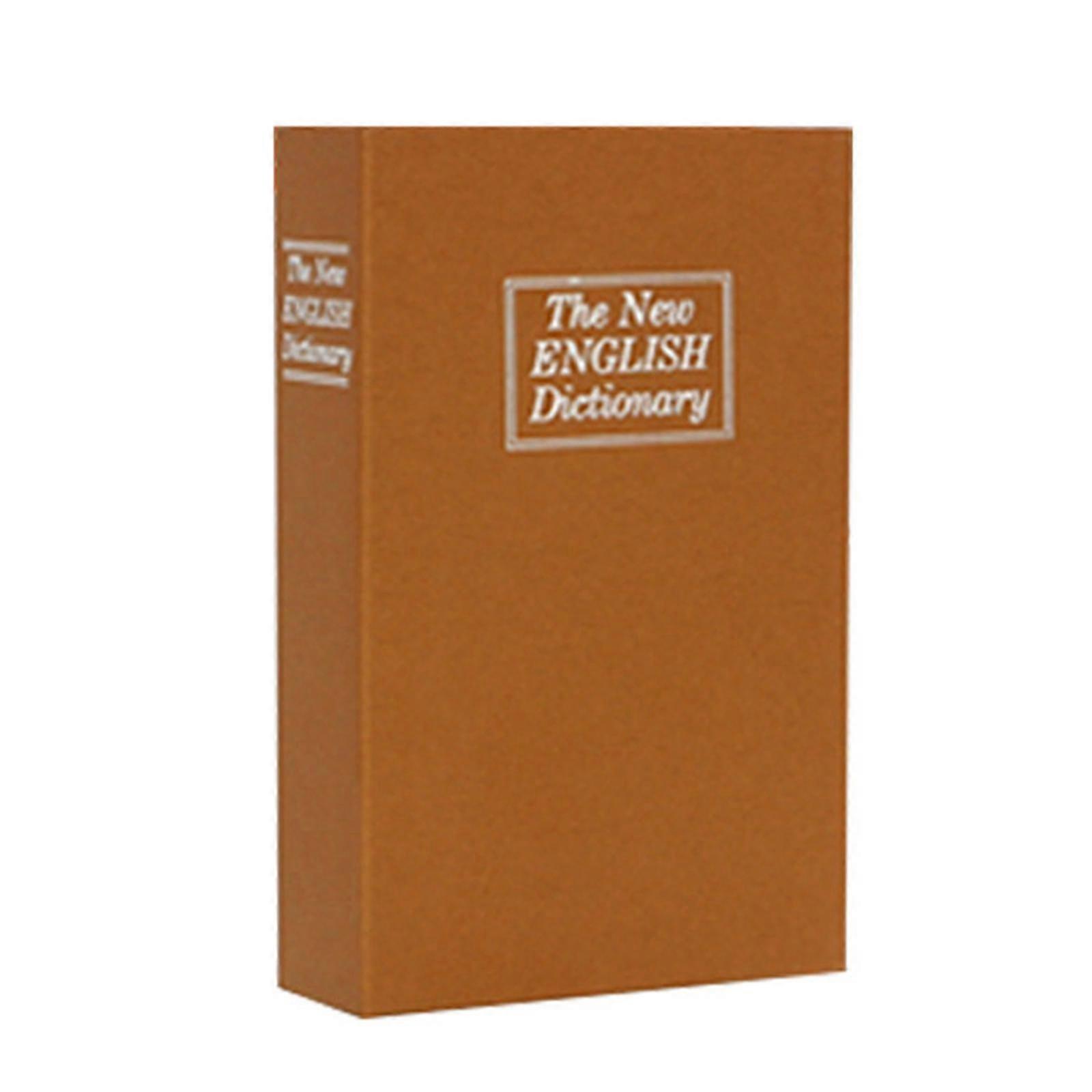Dictionary Mini Safe Box Book Secret Security Safe Key Lock for Kid Gift Durable
