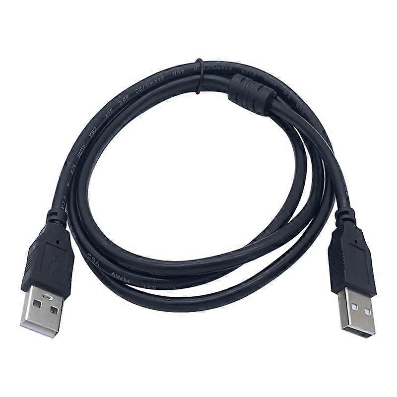 Data Cable High-speed Transmission Stable Output Driver-free USB2.0 A to A Male to Male Data Transfer Cable for Radiator