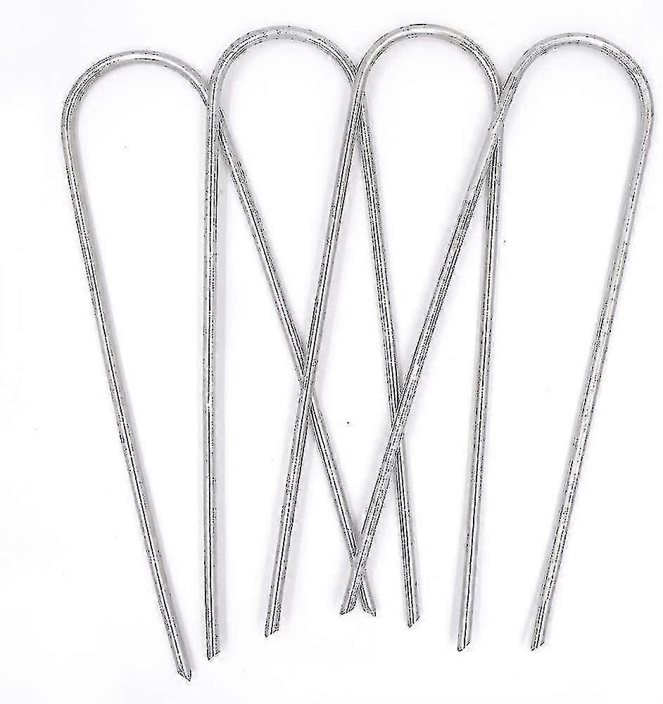 Trampolines Wind Stakes Heavy Duty U Type Sharp Ends Safety Ground Anchor Galvanized Steel For Socce