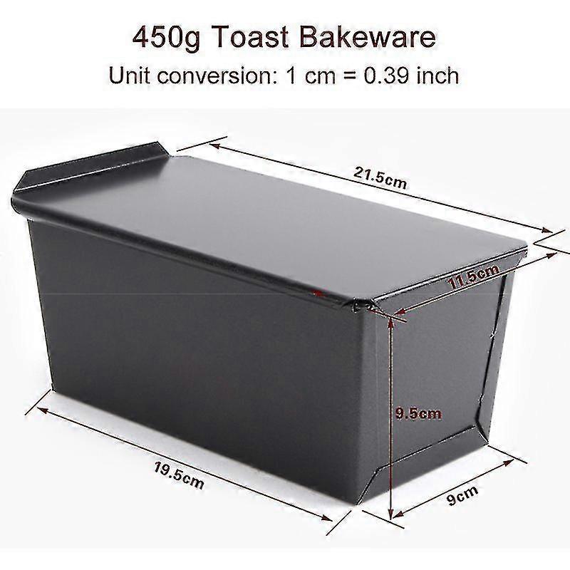 450g Rectangle Nonstick Box Loaf Tin Kitchen Pastry Bread Cake Baking Bakeware Tool
