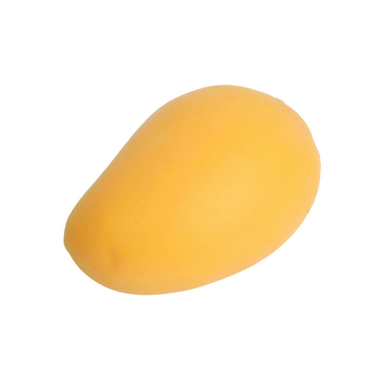 Stress Relief Toy Mango Shape Squeeze Fidget Toy Comfortable Soft Decompression Toy for Home Decoration