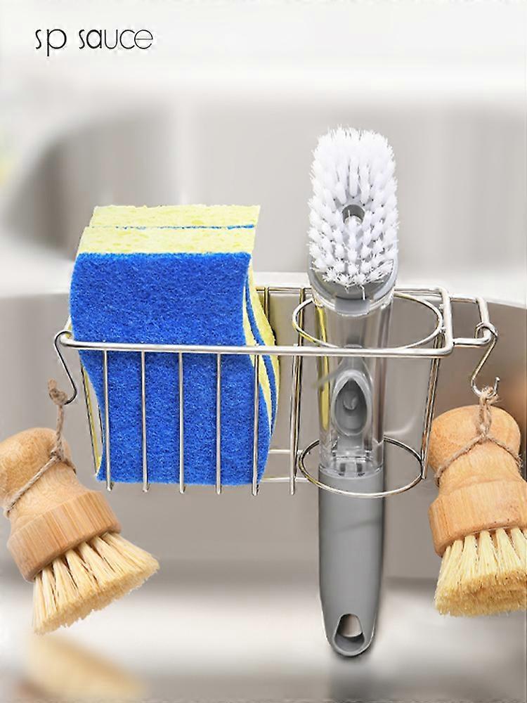 Stainless Steel Sponge Rack Sink Drain Basket