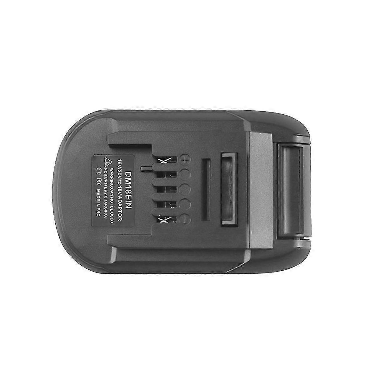 DM18EIN batteriadapterlader for DeWalt for 18V 20V Li-ion-batteri for Einhell litiumverktøy