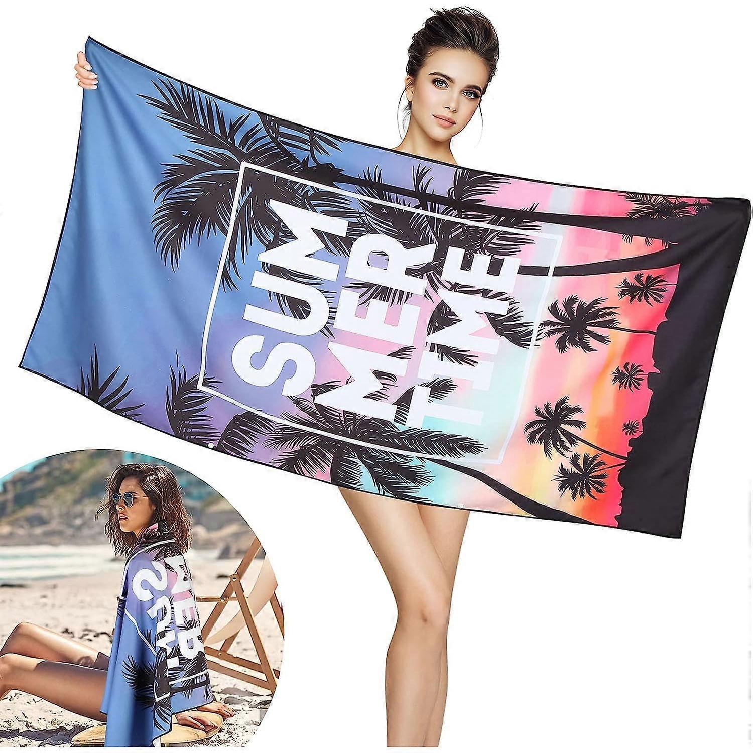 microfiber towels 150 x 70cm (coconut tree)