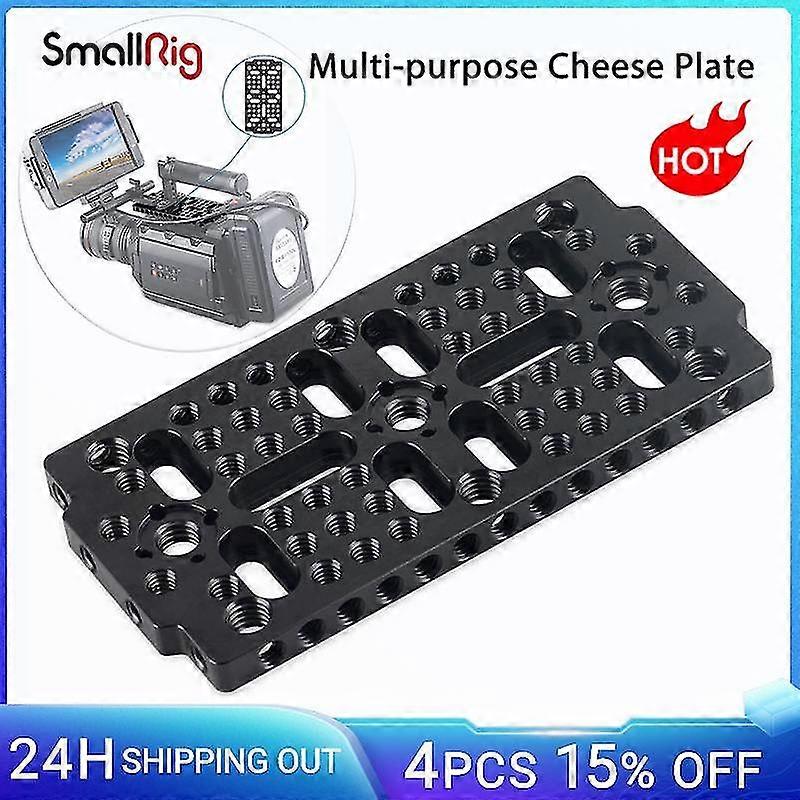 Smallrig Multi-purpose Switching Plate For Rail Block/dovetail Camera Cheese Plate With 1/4 3/8 Thread Holes - 1681