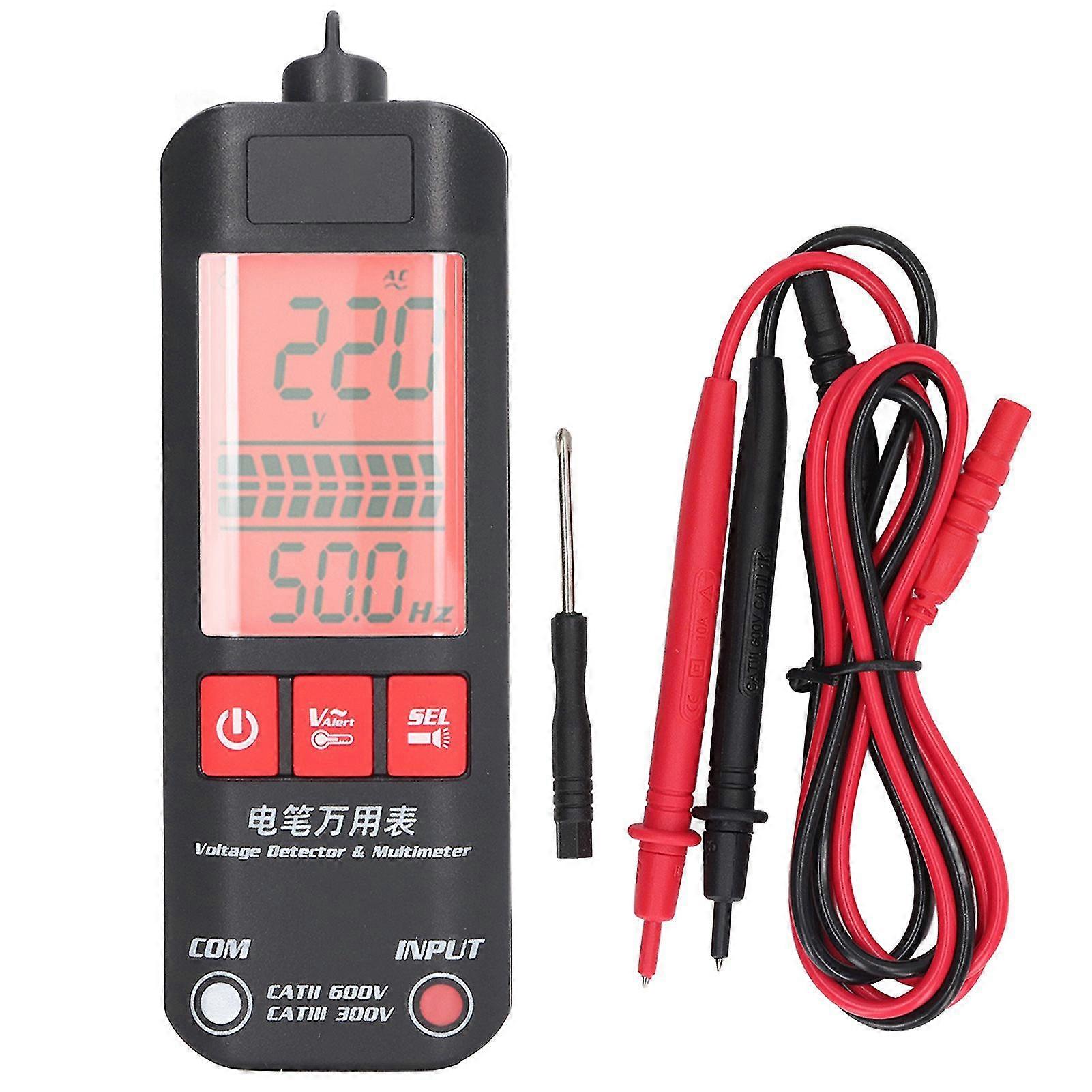 Bside Intelligent Digital Multimeter Mini Handheld Dual Modes Automatic Lcd Digital Tester Voltage Detector