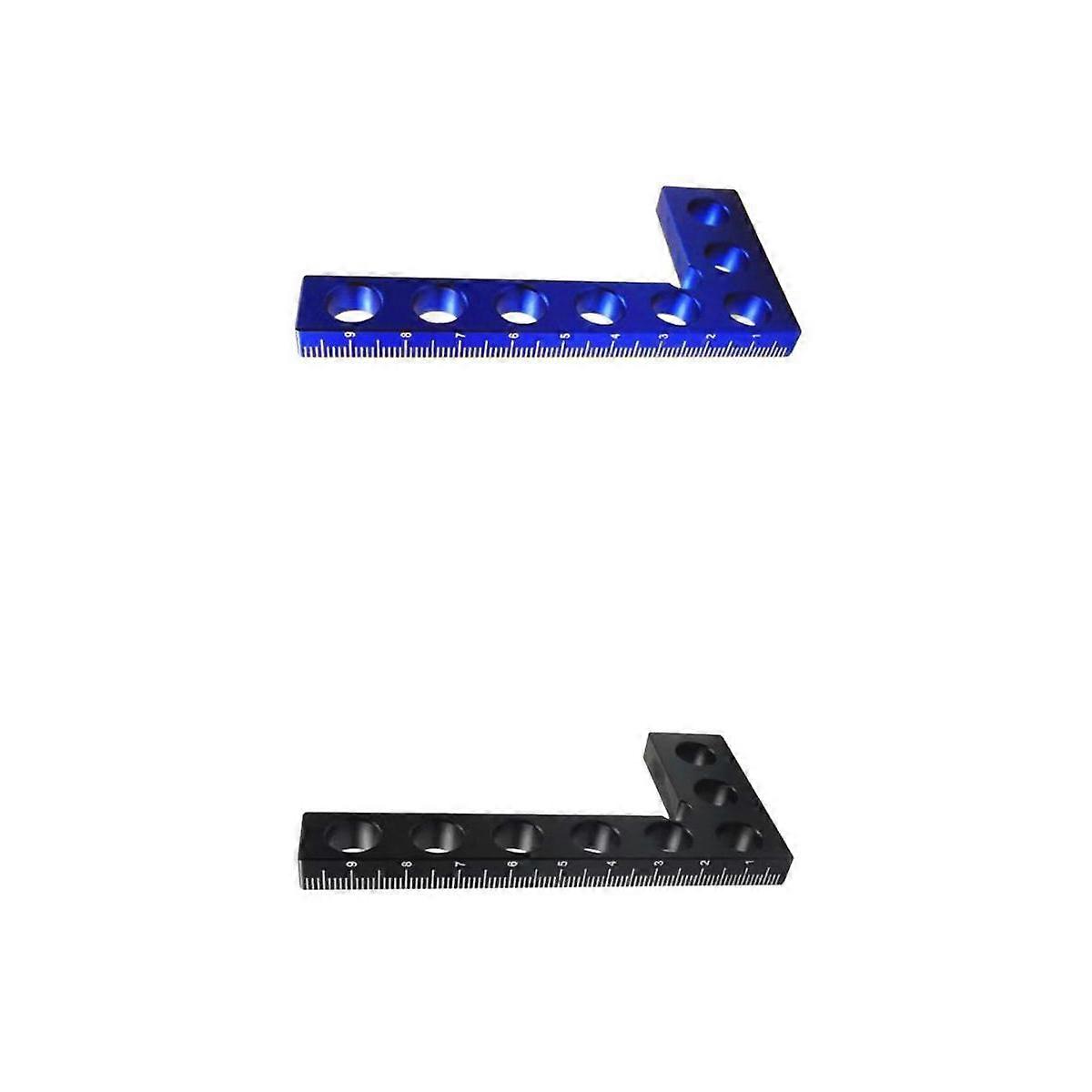 2x 90 Degree Precision Woodworking Positioning Mini Square 100mm