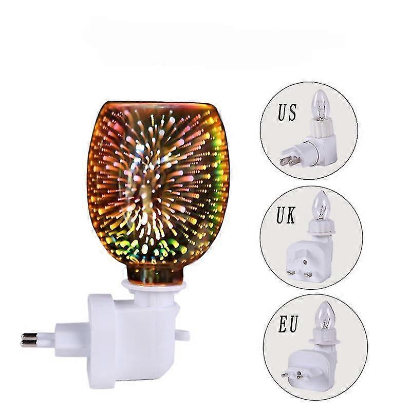 1-Pack Plug-In Wax Heater, Improve Air Freshening, For Wax Melting Pie, Color Pluggable Fragrance Burner Night Light (EU Plug)