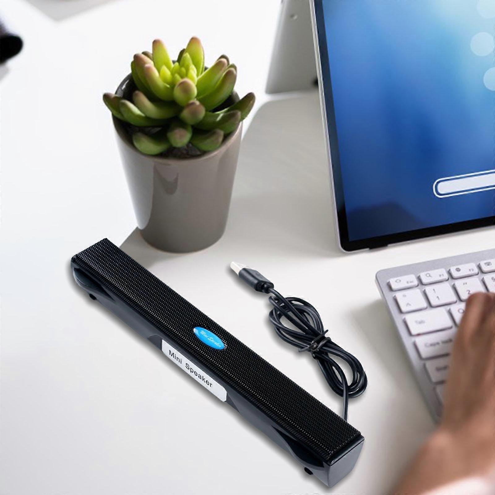 Portable USB Powered Computer Speaker Soundbox Mini Soundbar for PC Notebook Party , White