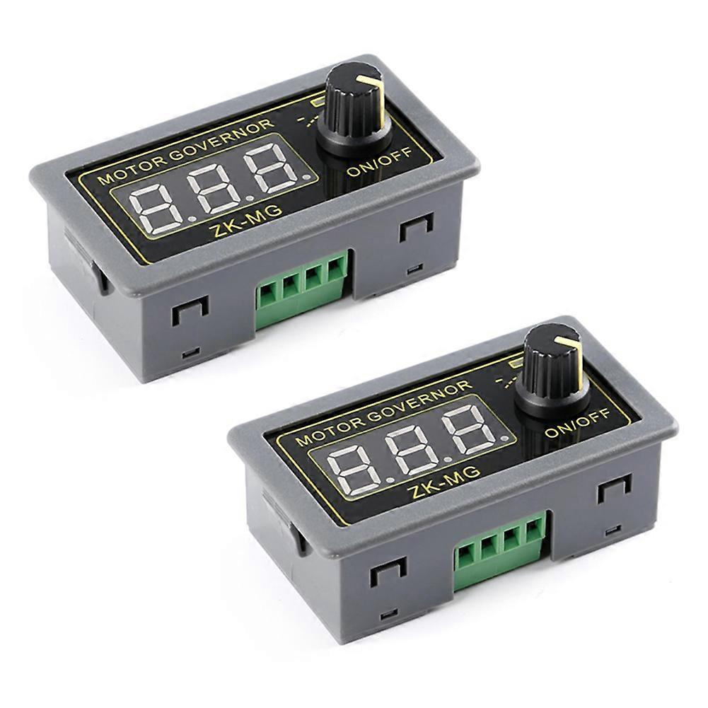 2Pcs -MG PWM Motor Driver DC 5V 12V 24V Motor Speed Controller Adjustable Speed Regulator Digital Encoder Duty