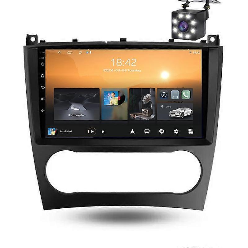 Car Radio For Benz C Class W203 W209 C180 C200 2004-2011 Multimedia Video Player Carplay Auto