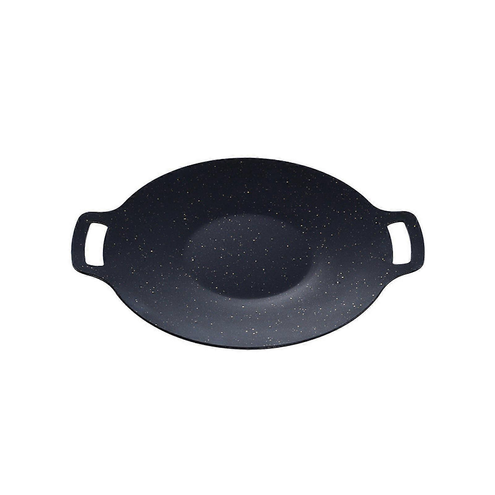 Camping Grills Tray with Double Handle Multi-Purpose Grilling Steak Pan for Home Kitchen