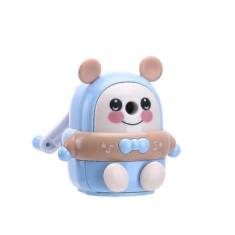 Pencil Sharpener,pencil Sharpeners For Kids, Manual Pencil Sharpeners And Eraser Set For Classroom Or Home(1 pcs, blue)