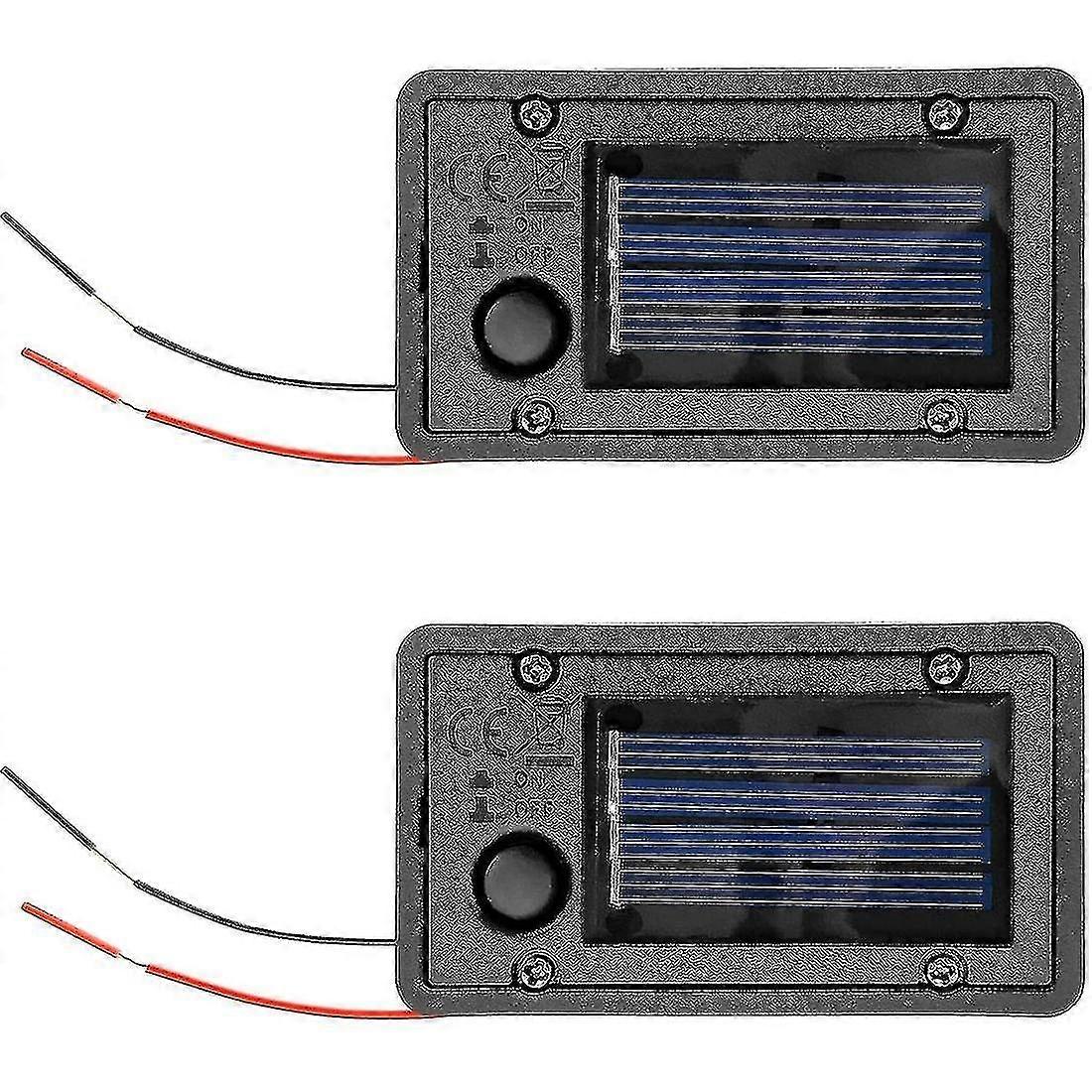 2pcs Battery Box, Solar Lantern Light Replacement Parts Top