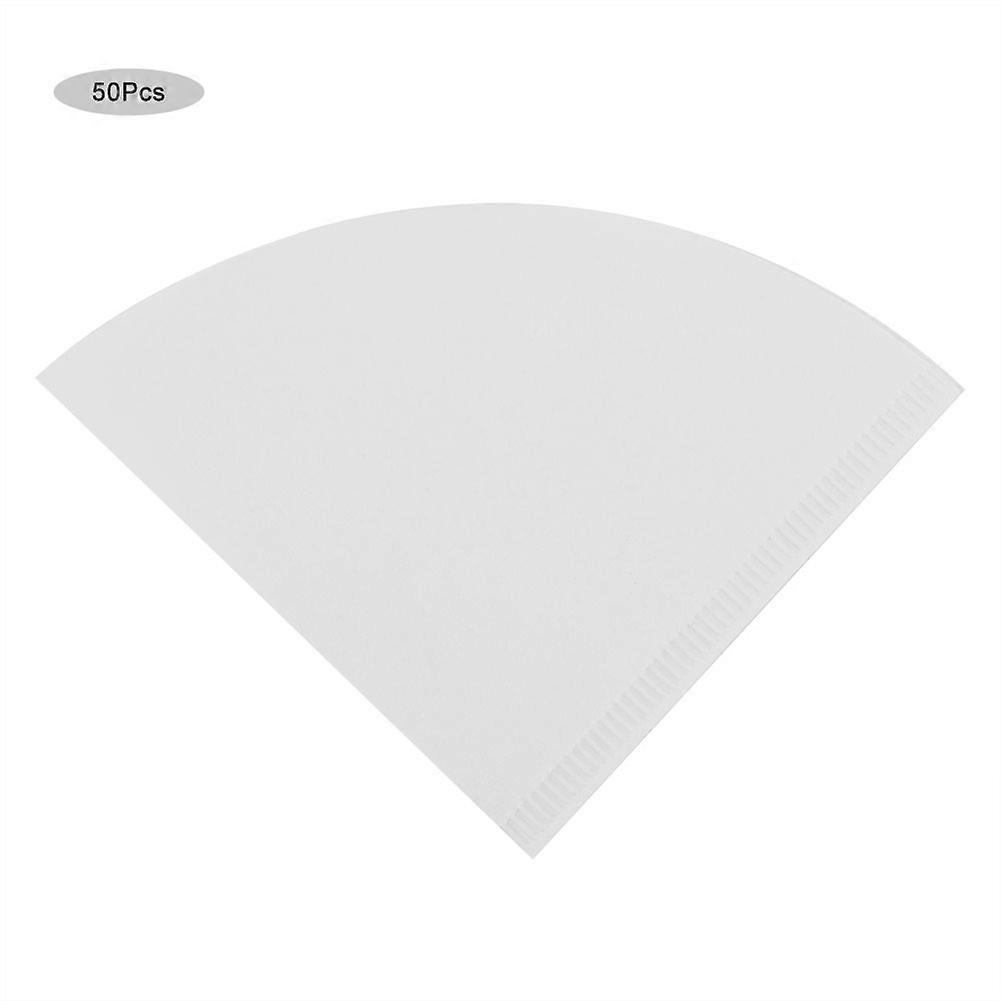 50PCS COne Shape Drip Coffee Powder Filter Papers Coffee Cup Strainers compatiblement