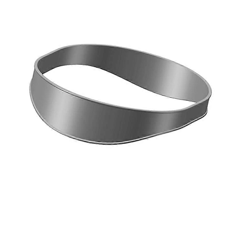 Neckline Shaving Template and Hair Cutting Guide,Silicone Fading Guide,Fade and Taper Guide for DIY Home Haircuts Gray