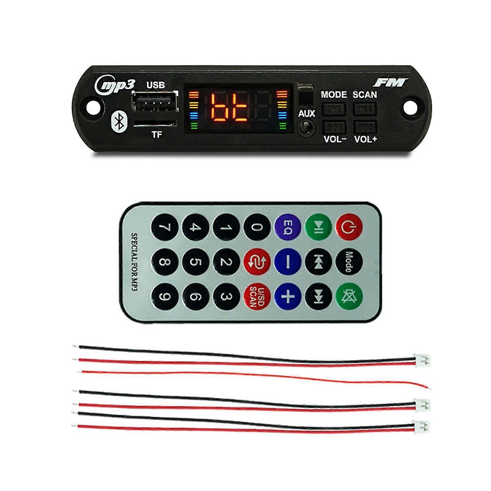 Audio Decode Board Car Music Mp3 Decoder Board Bt 5.0 Fm Ape Flac Decode Board